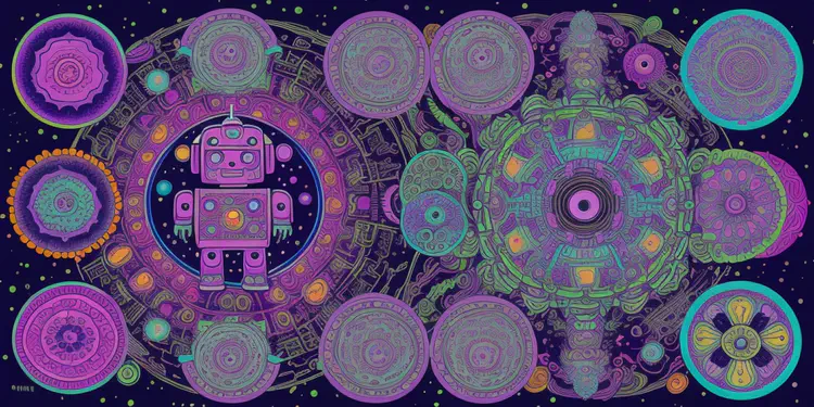 00133-3811987175-robot dreaming about a psychedelic world  with mushrooms, mandala, animales, spaceships, and sex.png