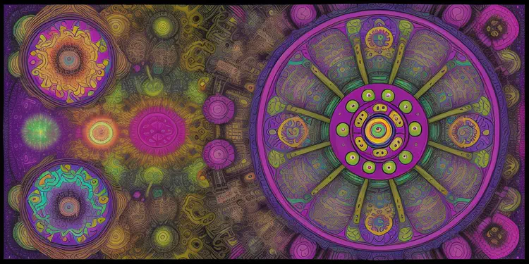 00129-1728083682-robot dreaming about a psychedelic world  with mushrooms, mandala, animales, s.png